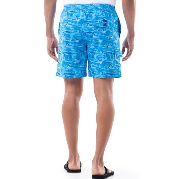 Guy Harvey NWT Men's Camo Original 7" Volley Swim Trunk Short Athletic Small - Picture 3 of 9